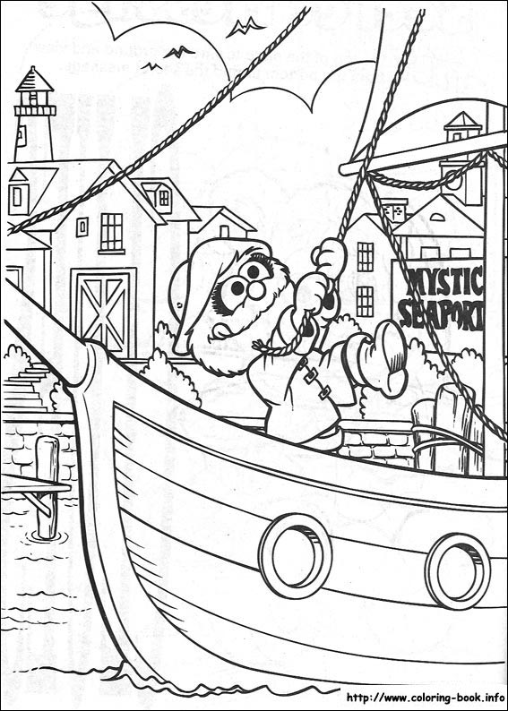 Muppet Babies coloring picture